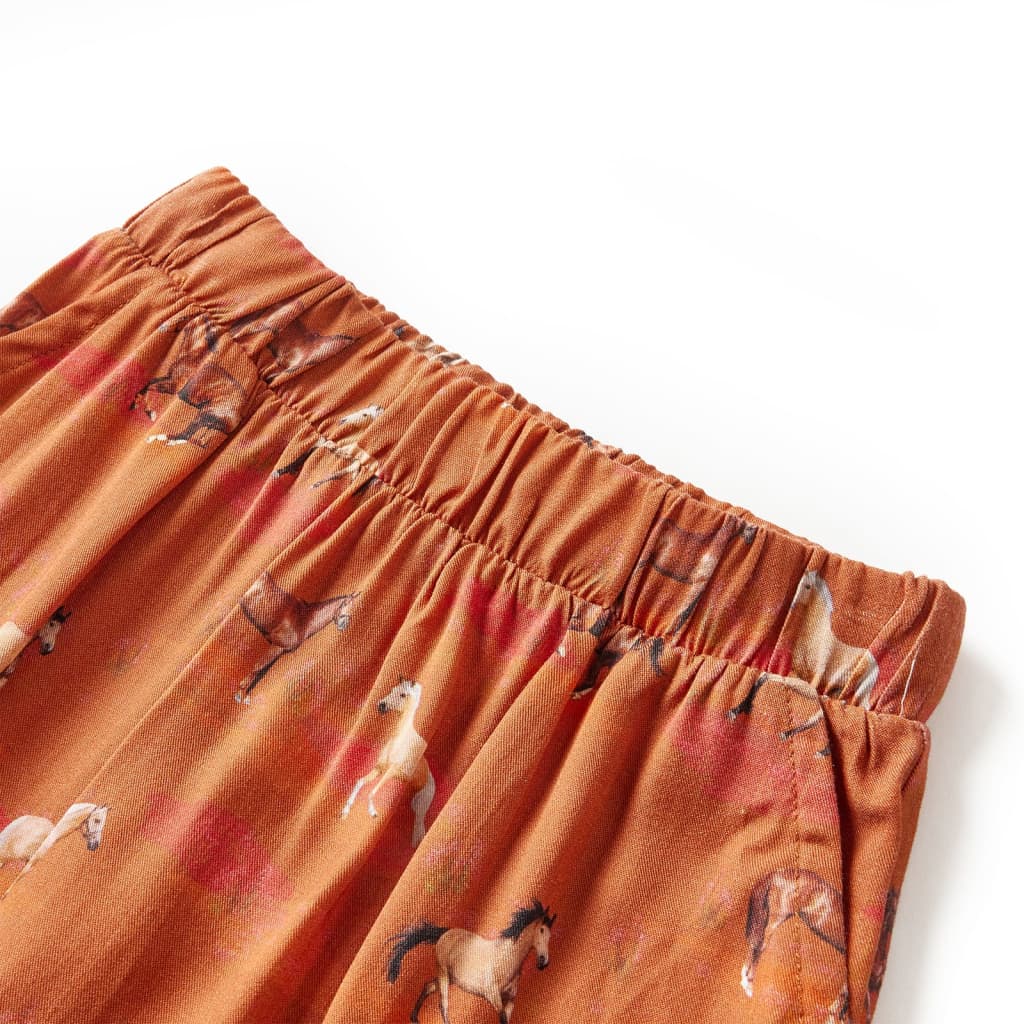 Vidaxl children's skirt 116 cognac colored