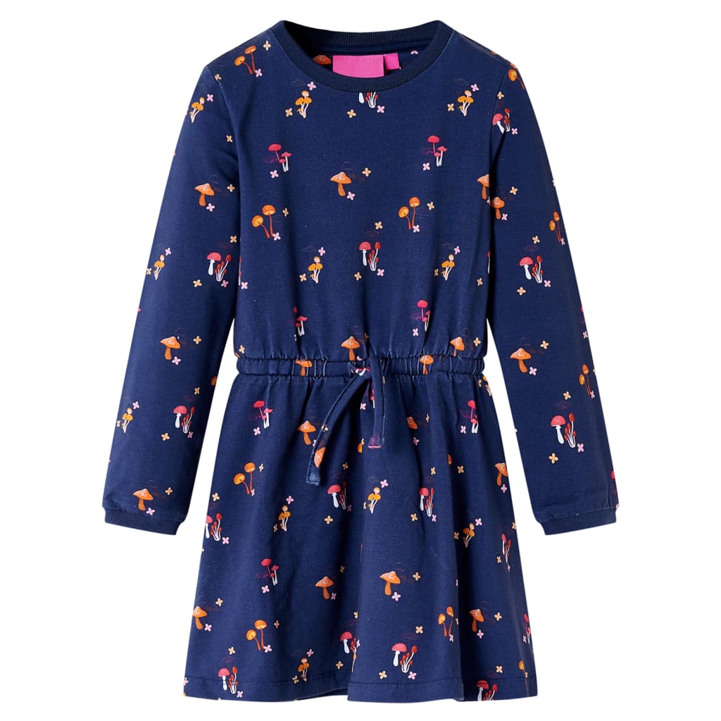 Vidaxl Children's Dress 92 Navy Blue