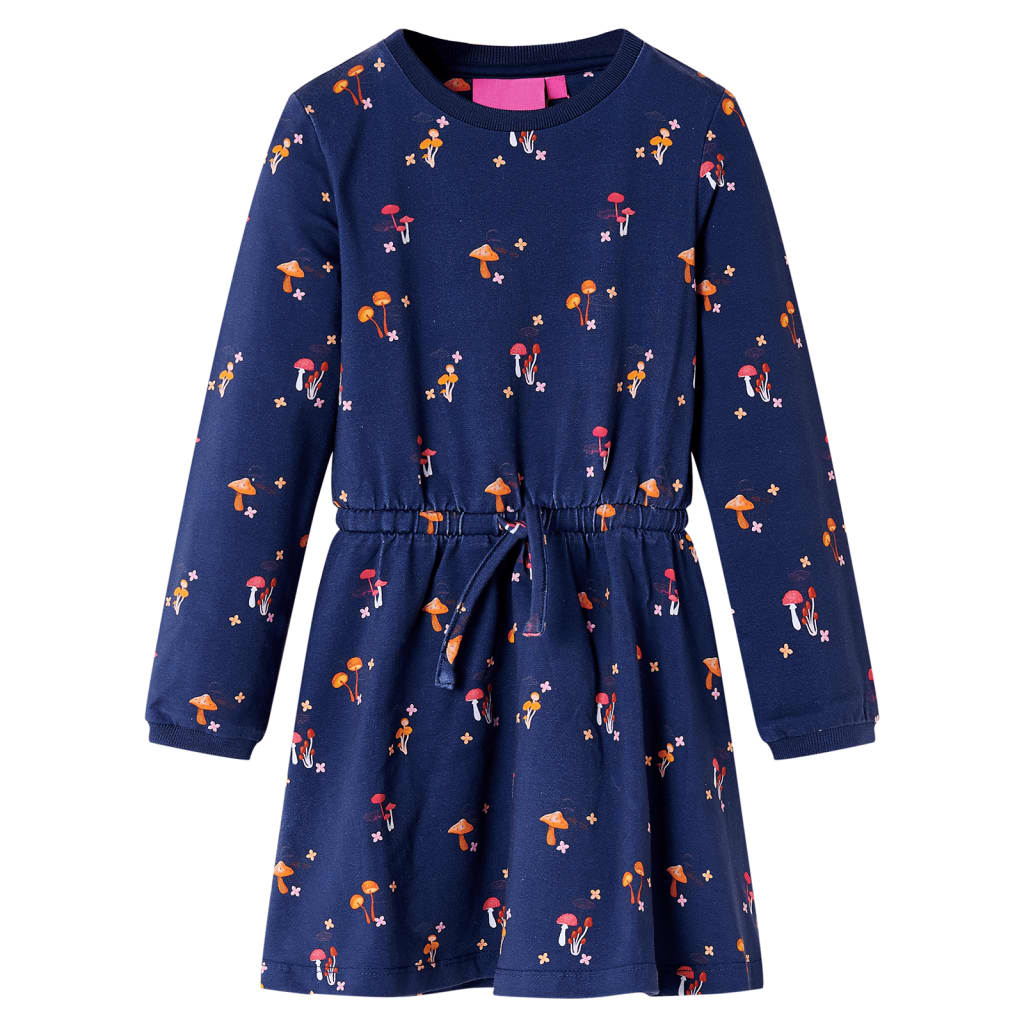 VidaXL Kinderkleid 104 Marineblau