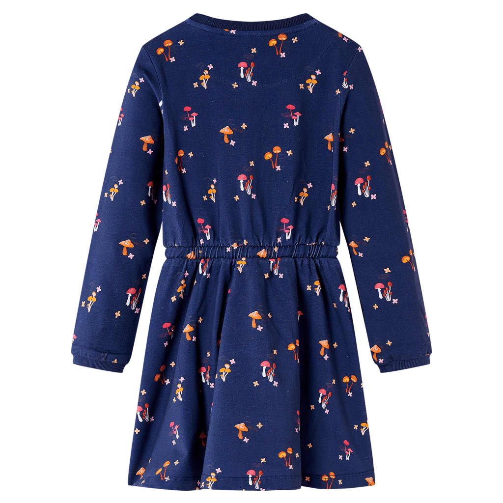VidaXL Kinderkleid 116 Marineblau