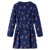 VidaXL Kinderkleid 128 Marineblau