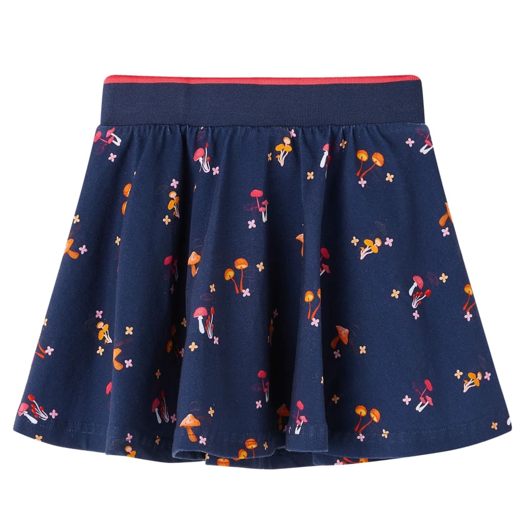 Vidaxl Skirt per bambini 128 blu navy