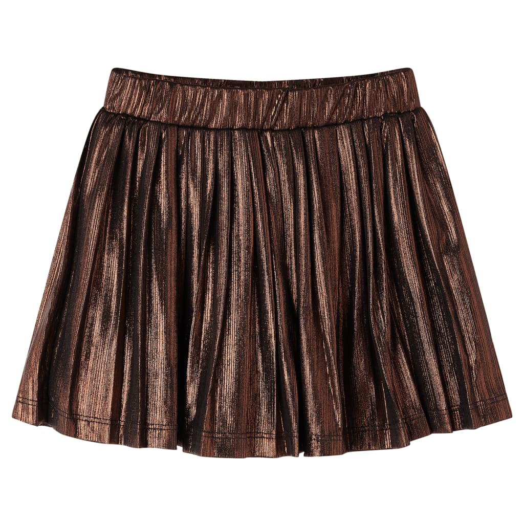 Gonna per bambini Vidaxl con glitter 104 cognac color