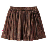 Vidaxl children's skirt with glitter 104 cognac colored