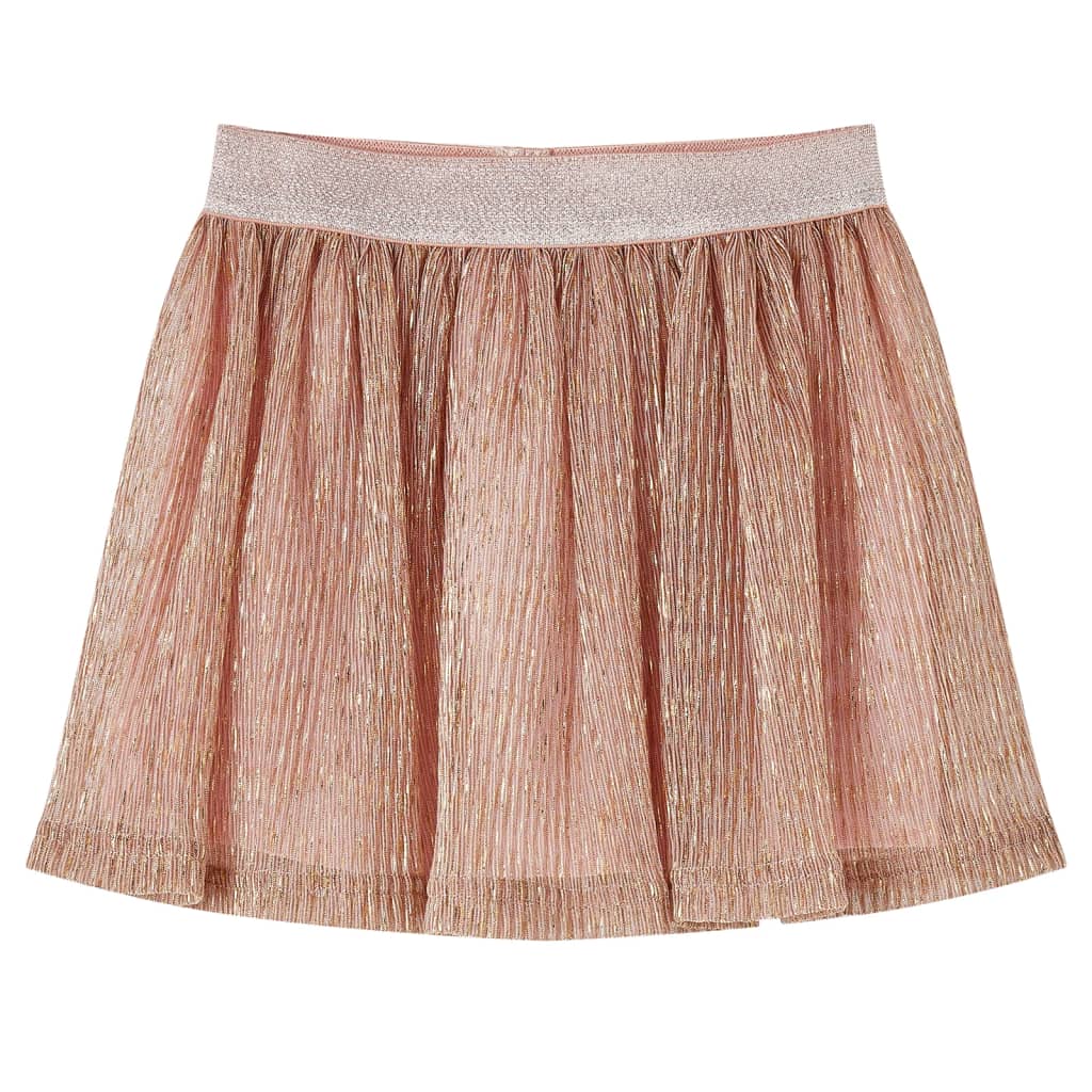 Vidaxl children's skirt with glitter 116 soft pink