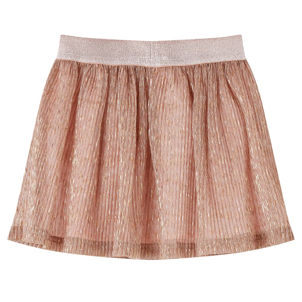 Vidaxl children's skirt with glitter 116 soft pink