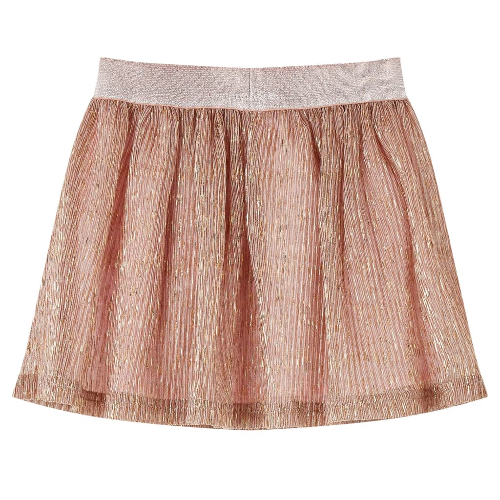 Vidaxl children's skirt with glitter 140 soft pink