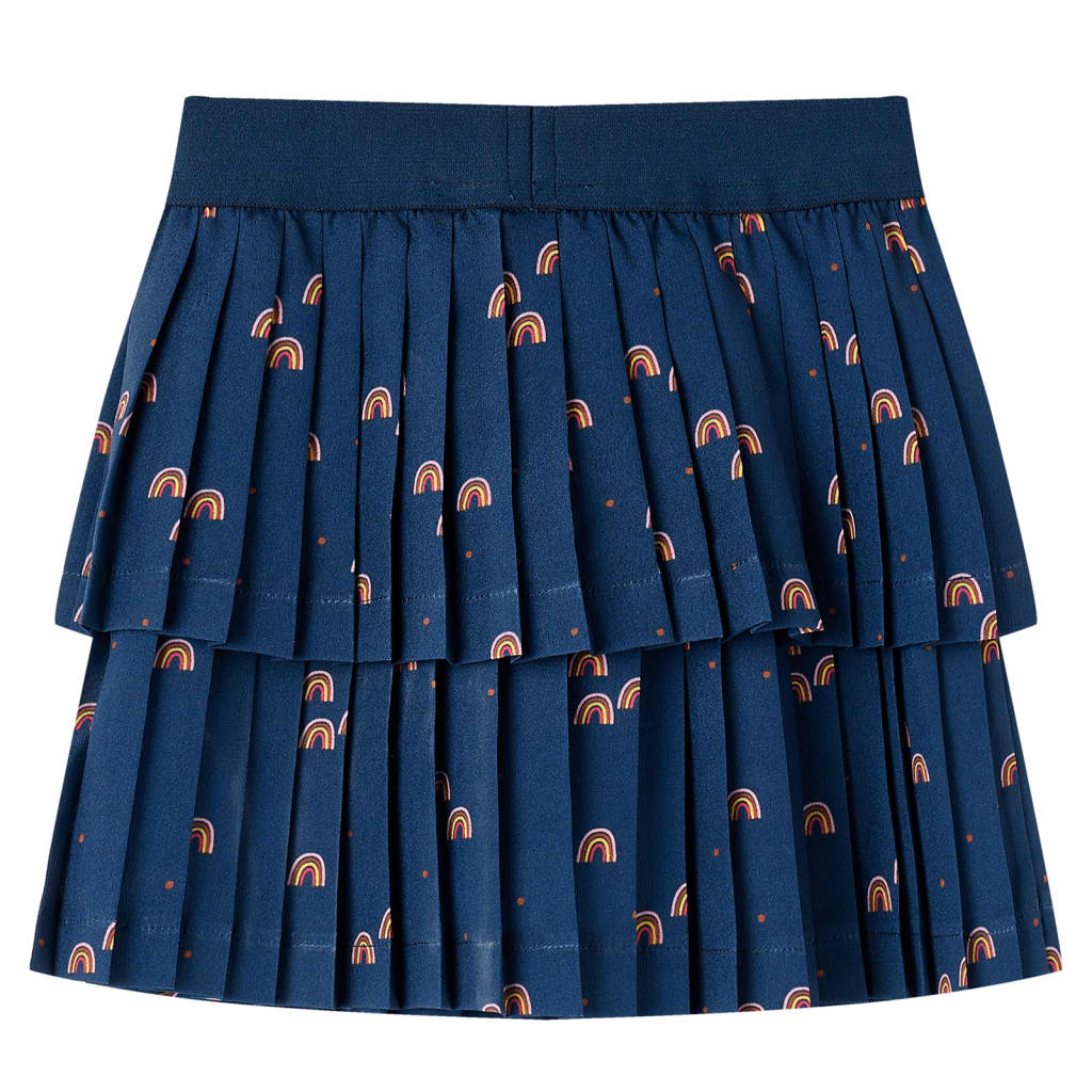 Vidaxl Skirt per bambini 128 blu navy