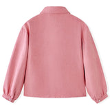 Vidaxl Børns bluse med lanterne ærmer 116 Old Pink