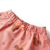 Vidaxl Falda infantil 128 Old Pink