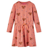 VidaXL Kinderkleid 140 Altrosa
