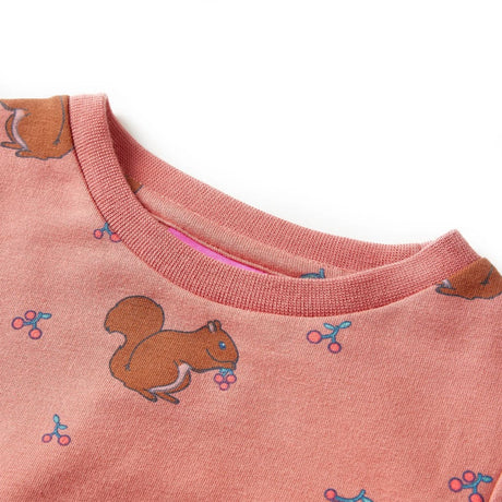 VidaXL Kinderkleid 140 Altrosa