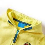 Vidaxl Children's vest with hood and zipper 140 light yellow