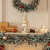 VidaXL Weihnachtsschmuck Weihnachtsbaum 2 Stk. 30 cm massives Kiefernholz