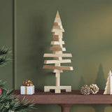 VidaXL Weihnachtsdekoration Weihnachtsbaum 60 cm massives Kiefernholz