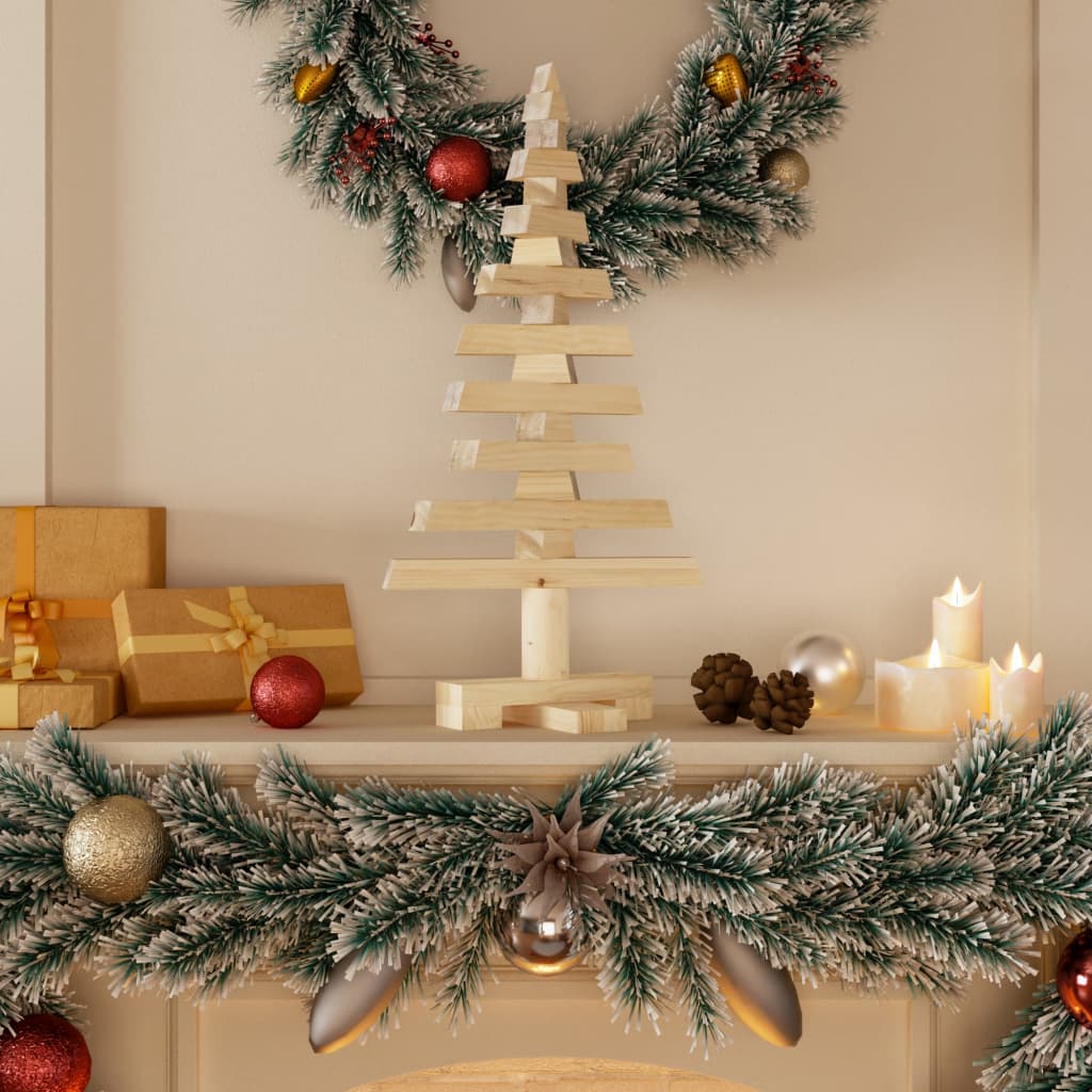 Vidaxl Christmas decoration Christmas tree 60 cm Solid pine