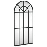 Vidaxx Wandspiegelbogen 30x60 cm Eisen schwarz