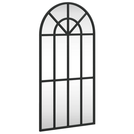 Vidaxx Wandspiegelbogen 30x60 cm Eisen schwarz