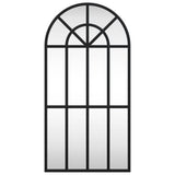 Vidaxx Wandspiegelbogen 30x60 cm Eisen schwarz