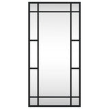 Vidaxx Wandspiegel rechteckig 30x60 cm Eisen schwarz