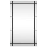 Vidaxx Wandspiegel rechteckig 60x100 cm Eisen schwarz