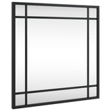 Vidaxx Wandspiegel quadratisch 40x40 cm Eisen schwarz