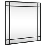 Vidaxl Wall Mirror Square 50x50 cm Iron Black