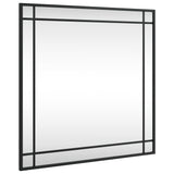 Vidaxl Wall Mirror Square 60x60 cm jern svart