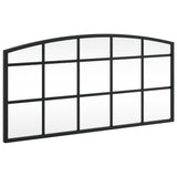 Vidaxx Wandspiegelbogen 60x30 cm Eisen schwarz