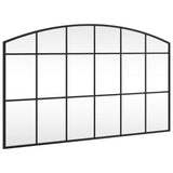 Vidaxx Wandspiegelbogen 100x60 cm Eisen schwarz