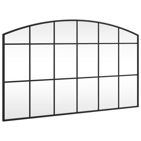 Vidaxx Wandspiegelbogen 100x60 cm Eisen schwarz