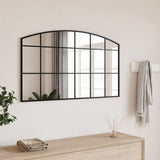 Vidaxx Wandspiegelbogen 100x60 cm Eisen schwarz