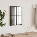 Vidaxx Wandspiegel rechteckig 30x40 cm Eisen schwarz