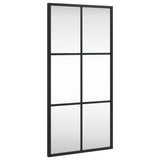 Vidaxx Wandspiegel rechteckig 30x60 cm Eisen schwarz
