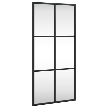 Vidaxx Wandspiegel rechteckig 30x60 cm Eisen schwarz