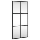 Vidaxl wall mirror rectangular 30x60 cm iron black