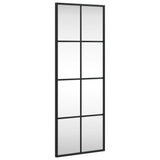 Vidaxx Wandspiegel rechteckig 30x80 cm Eisen schwarz