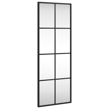 Vidaxx Wandspiegel rechteckig 30x80 cm Eisen schwarz