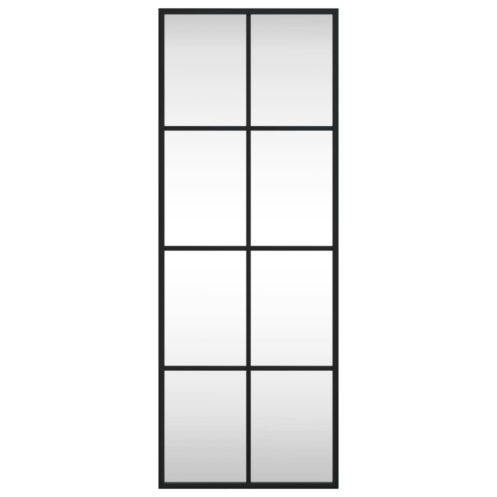Vidaxx Wandspiegel rechteckig 30x80 cm Eisen schwarz