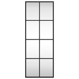 Vidaxx Wandspiegel rechteckig 30x80 cm Eisen schwarz
