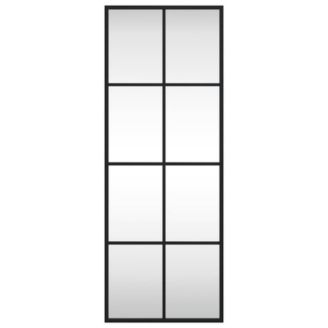 Vidaxx Wandspiegel rechteckig 30x80 cm Eisen schwarz