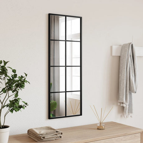 Vidaxx Wandspiegel rechteckig 30x80 cm Eisen schwarz