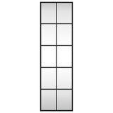 Vidaxx Wandspiegel rechteckig 30x100 cm Eisen schwarz