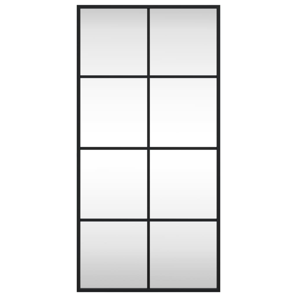 Vidaxx Wandspiegel rechteckig 40x80 cm Eisen schwarz
