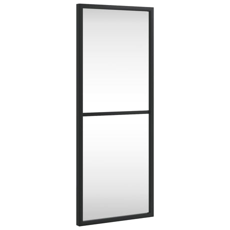VidaXL Wandspiegel rechteckig 20x50 cm Eisen schwarz