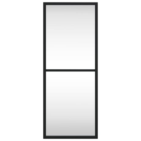 VidaXL Wandspiegel rechteckig 20x50 cm Eisen schwarz