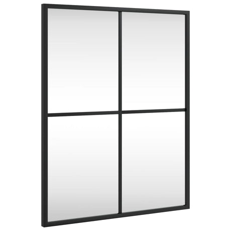 Vidaxx rechteckiger Wandspiegel 40x50 cm Eisen schwarz