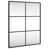 Vidaxl Wall Mirror Rectangular 50x60 cm Iron Black