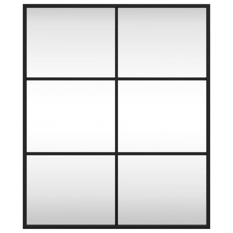 Vidaxx Wandspiegel rechteckig 50x60 cm Eisen schwarz