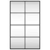 Vidaxx Wandspiegel rechteckig 50x80 cm Eisen schwarz